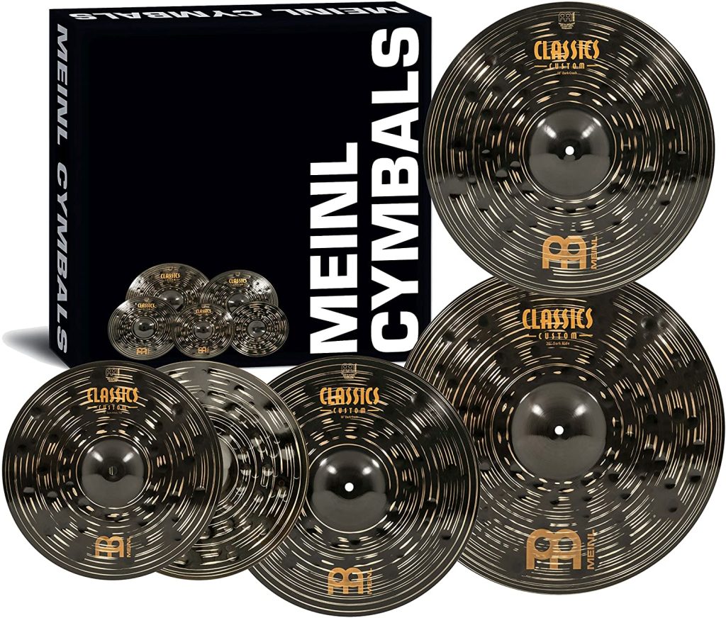 SET DE PLATILLOS MEINL CUSTOM DARK  CCD460+18