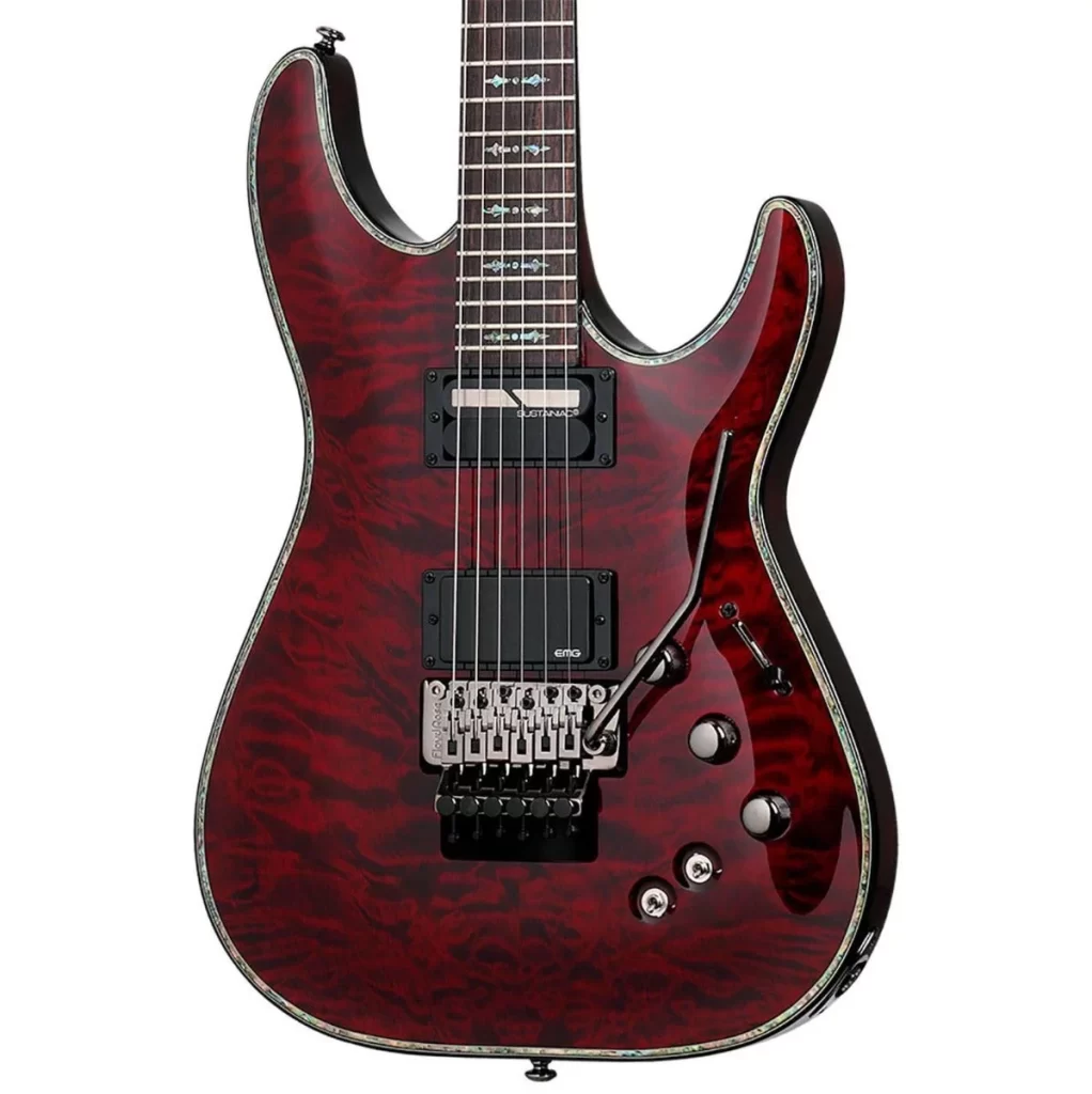 Guitarra Schecter Hellraiser con sustainiac C-1 FR S SKU #1826 - Imagen 2
