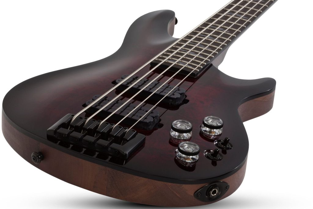 BAJO SCHECTER OMEN ELITE 5 EN BLACK CHERRY BURST - Imagen 2
