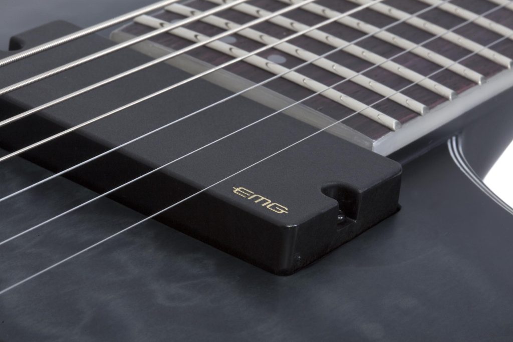 GUITARRA ELECTRICA SCHECTER C-7 PLATINUM SEE THRU BLACK SATIN SKU:718 - Imagen 3