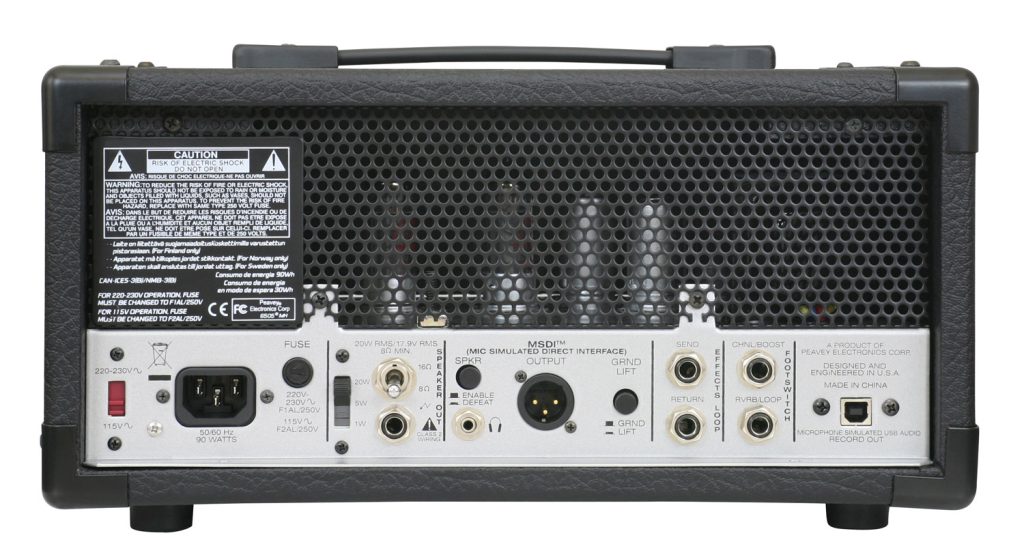 CABEZOTE PEAVEY PARA GUITARRA ELECTRICA  REF 6505 MH - Imagen 2