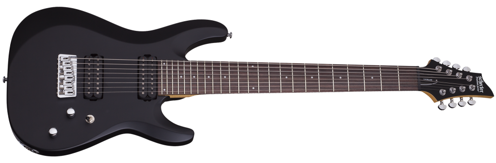 Guitarra Marca SCHECTER C-8 Deluxe sbk 440