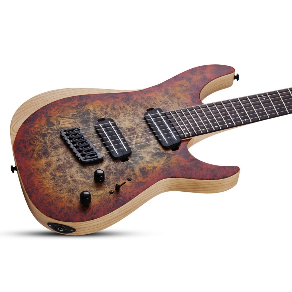 GUITARRA SCHECTER REAPER 7 MULTIESCALA INFERNO BURST SKU: 1511 - Imagen 2