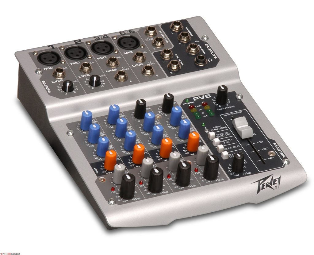 MIXER PEAVEY 6 CANALES USB REF PV6USB