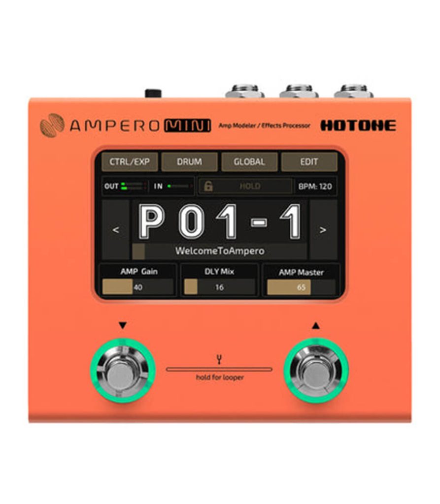 Pedalera Multiefectos Hotone Ampero Mini MP-50OR
