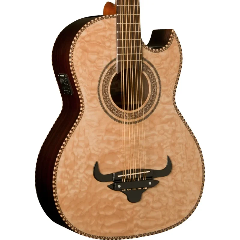 Bajo Quinto Electroacustico Natural Oscar Schmidt By Washburn OH32SEQN-U - Imagen 2