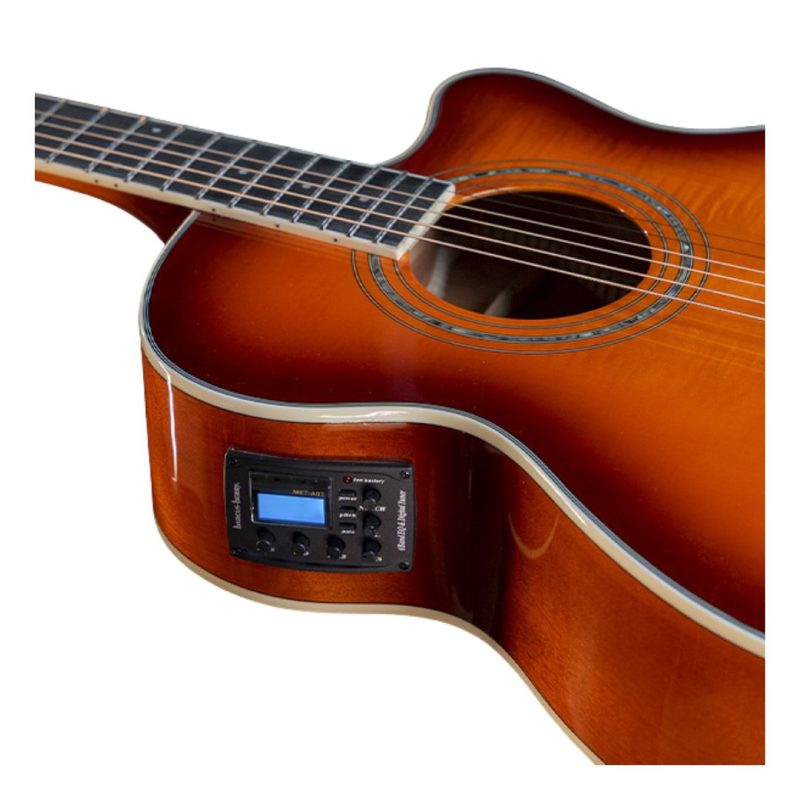 Guitarra Electroacustica Mini Jumbo Washburn EA15ITB-A-U - Imagen 2