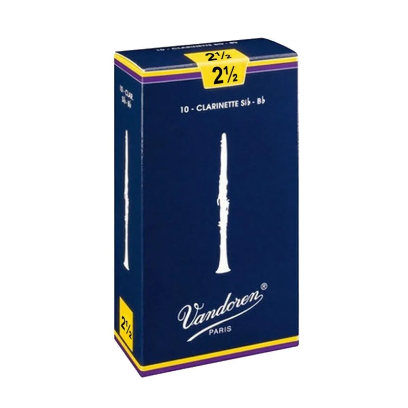 Caja x10 Cañas Vandoren Clarinete 2 1/2