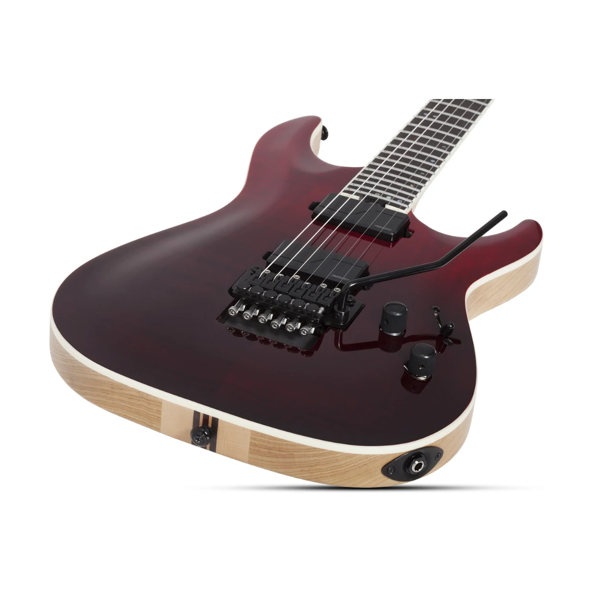 Schecter C-1 FR SLS Elite Blood Burts SKU:1371 - Imagen 3