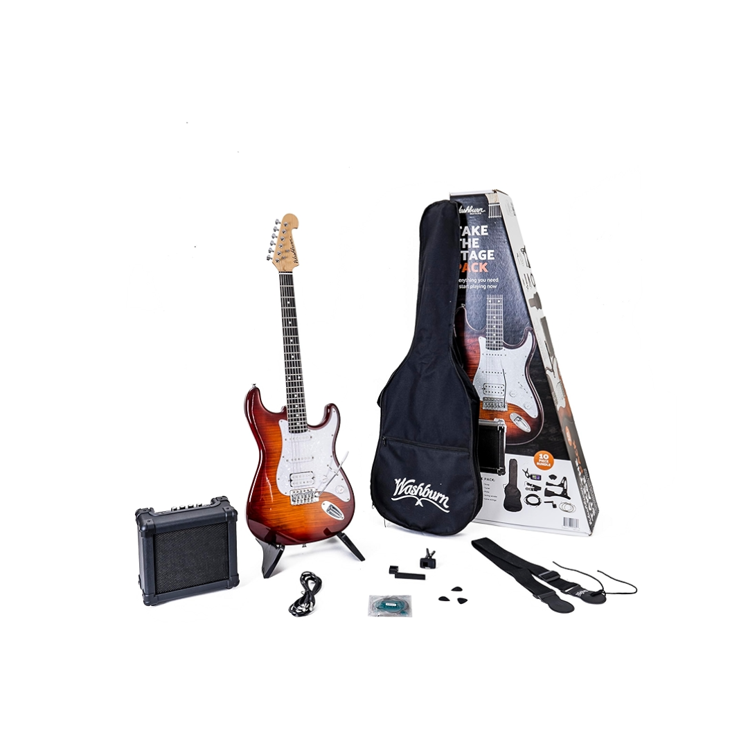 Pack de guitarra electrica Washburn SDFSBPACK-U - Imagen 2