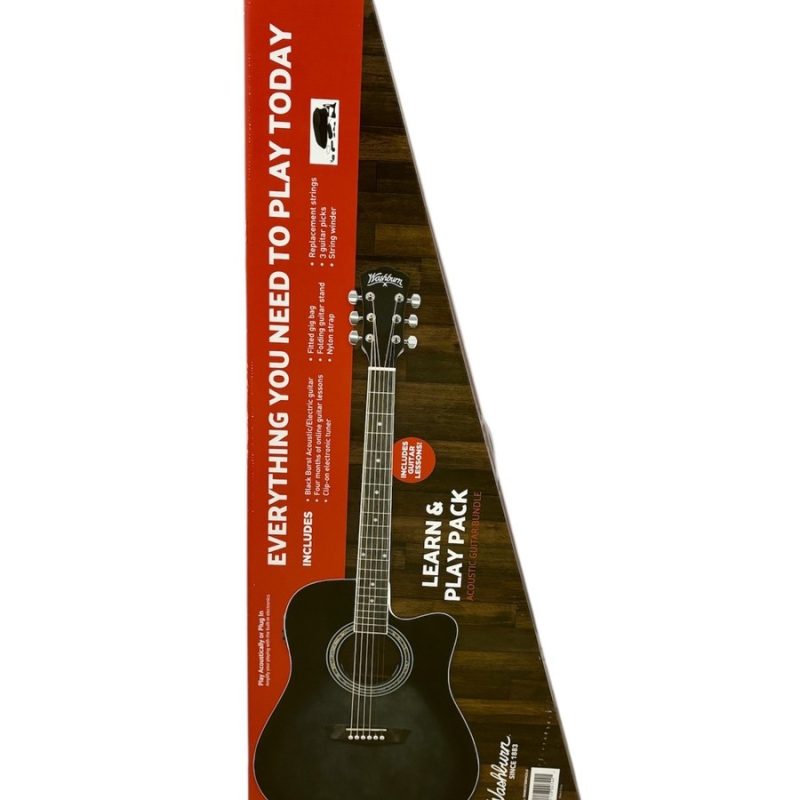 Pack de guitarra electroacústica Washburn WA90CETBBPACK-U