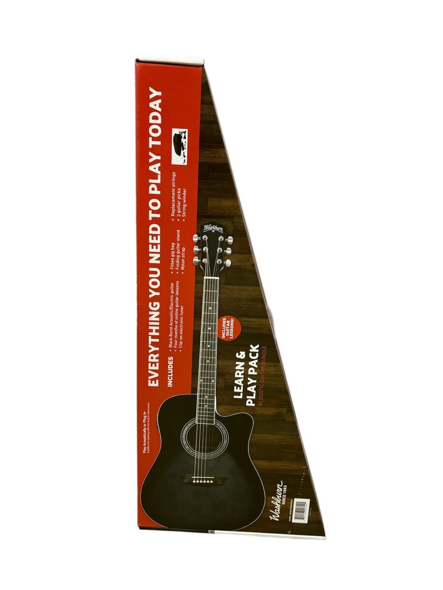 Pack de guitarra electroacústica Washburn WA90CETBBPACK-U