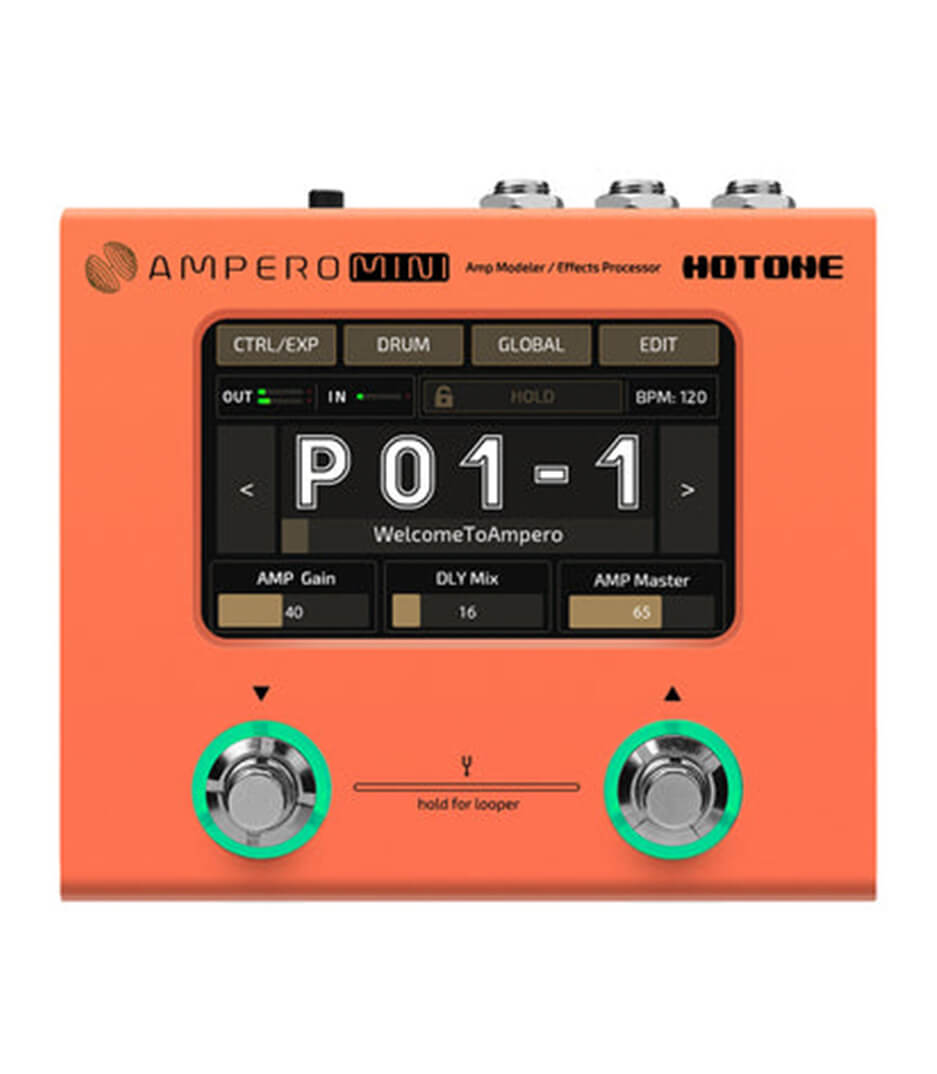 Pedalera Multiefectos Hotone Ampero Mini MP