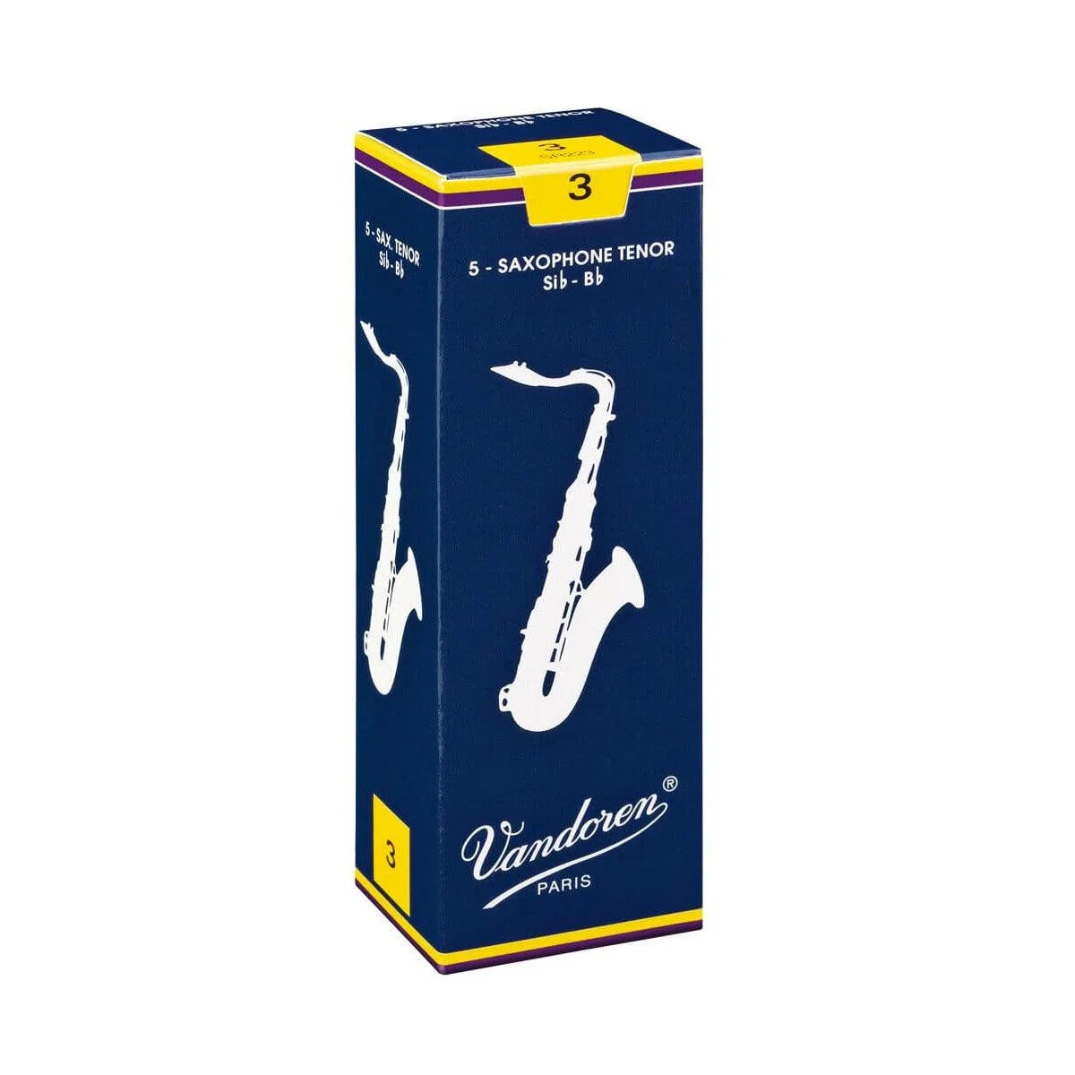 Caja x10 Cañas Vandoren Saxofon Tenor  3