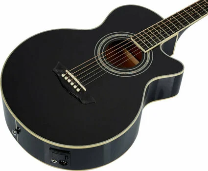 Guitarra Electroacustica Washburn Petite Jumbo EA10B-A-U - Imagen 2