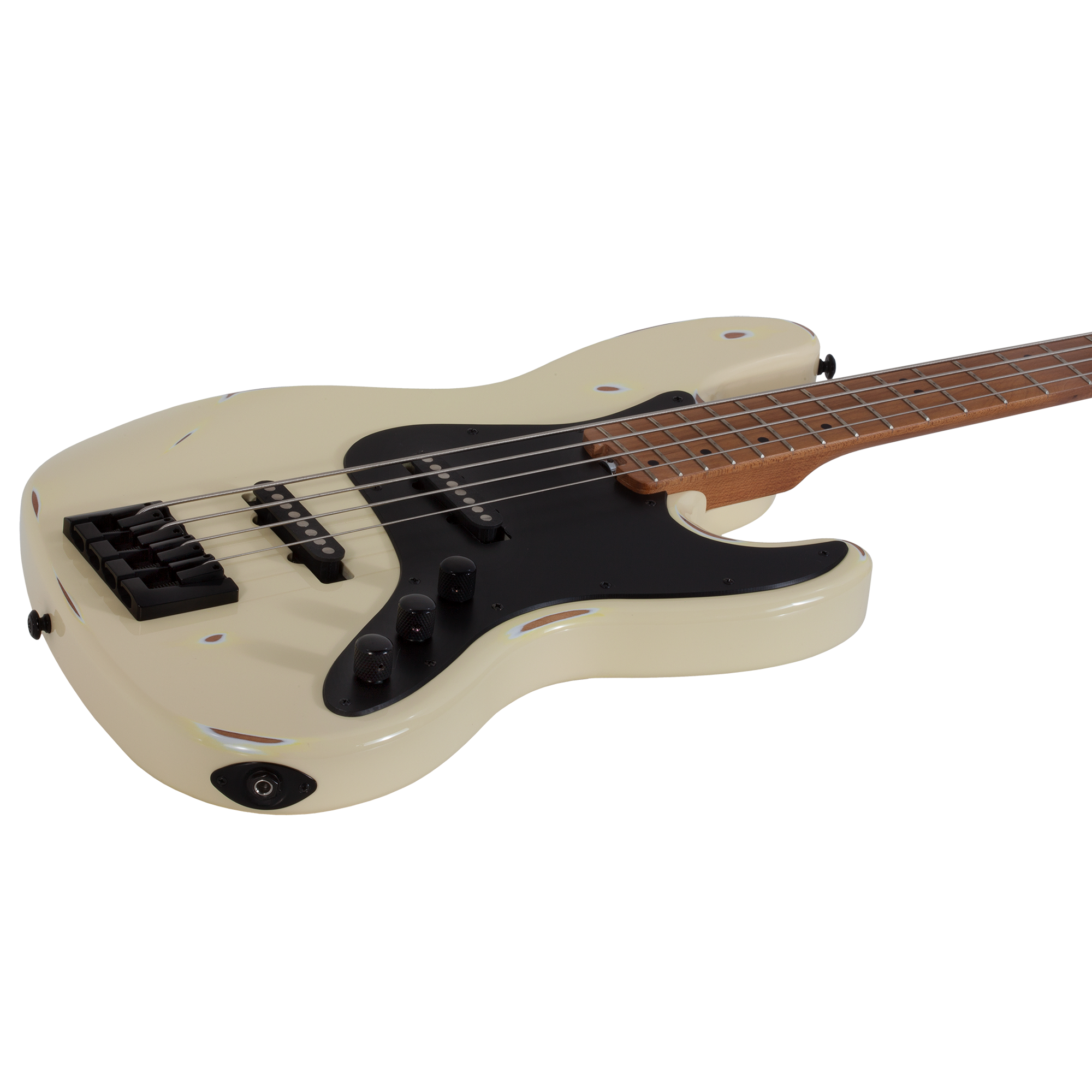 Bajo Schecter J-4 Sixx Worn Ivory SKU:355 - Image 2