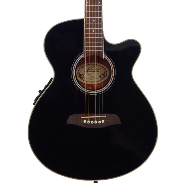 Guitarra Electroacustica Cuerpo Delgado Black Oscar Schmidt By Washburn OG8CEB-A-U - Imagen 2