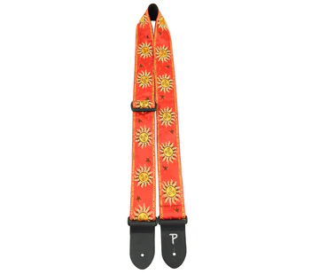 Correa Perris Suns-Red Jacquard Gtr Strp TWS-7010