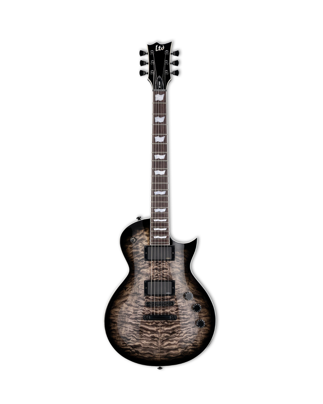 Guitarra Eléctrica LTD EC-400 QM See Thru Black Sunburst
