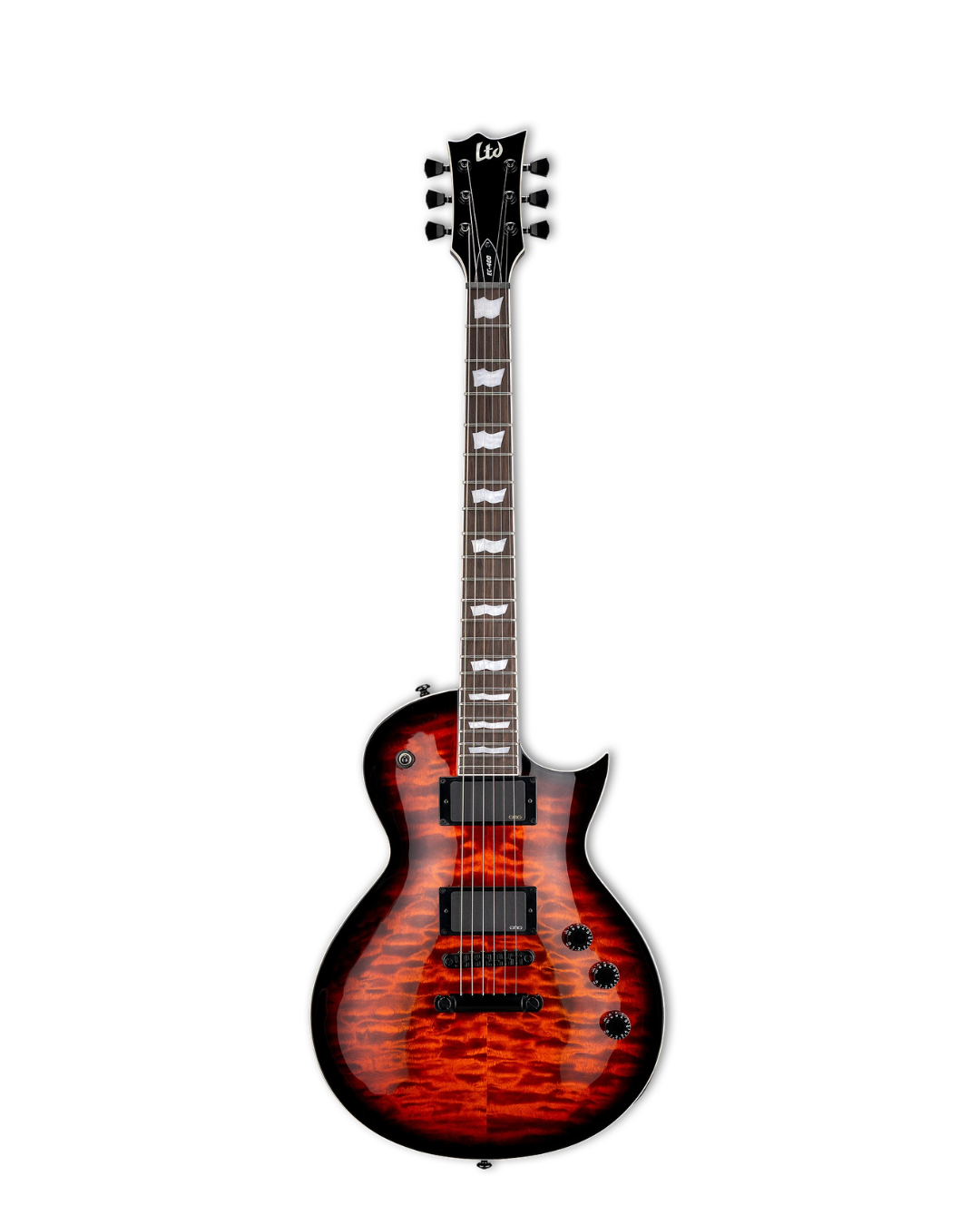 Guitarra Eléctrica LTD EC-400 QM Vintage Burst
