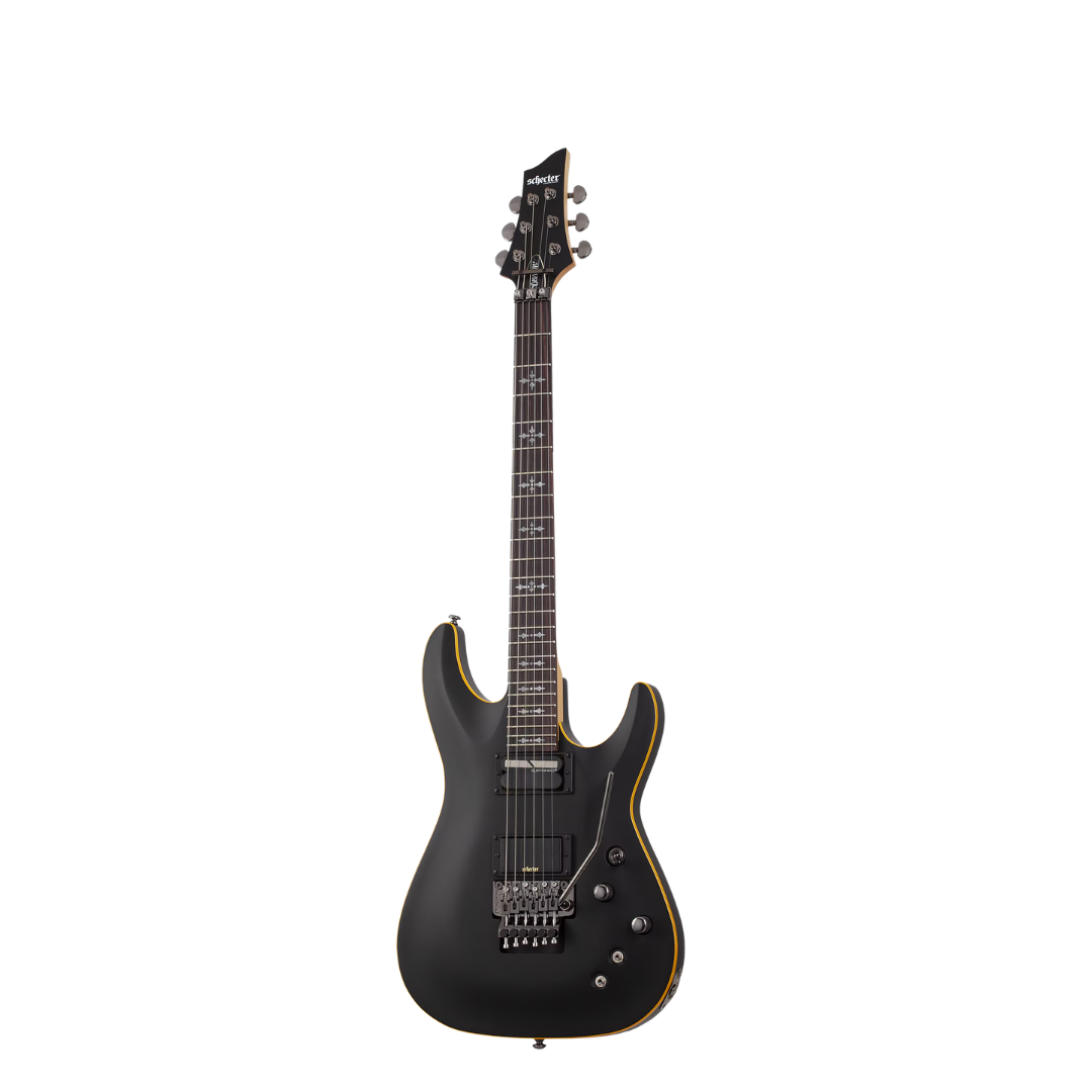 Guitarra Electrica Schecter Demon-6 FR Aged Black Satin