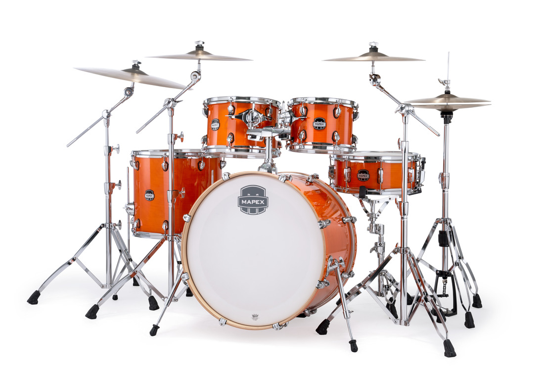 Bateria Mapex Mars Maple Glossy Amber - Imagen 3