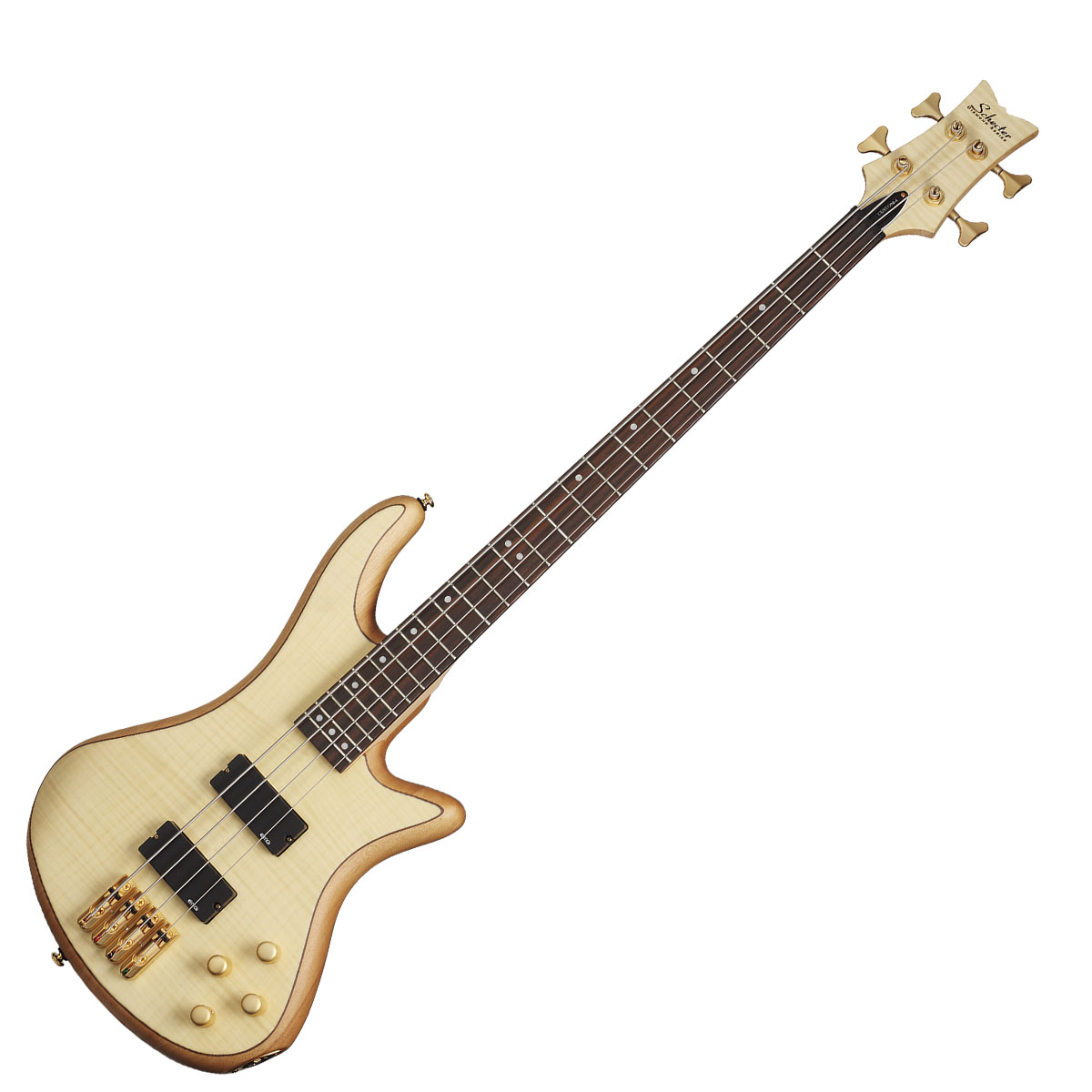 BAJO SCHECTER STILETTO CUSTOM NATURAL 4 SKU:2531