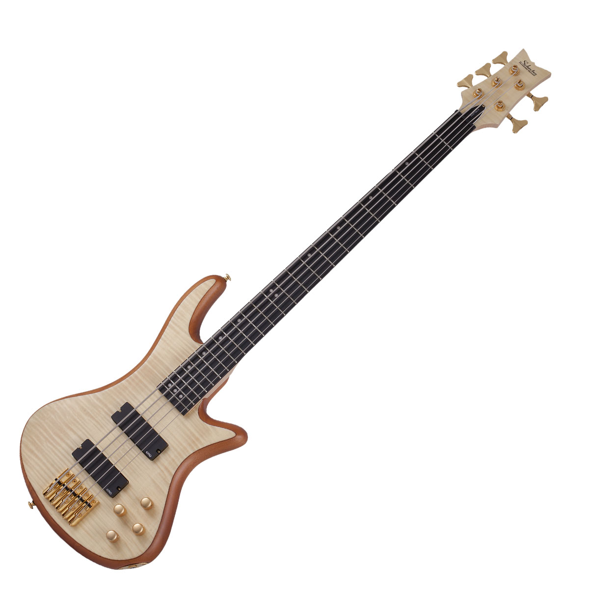 BAJO SCHECTER STILETTO CUSTOM NATURAL 5 SKU:2541