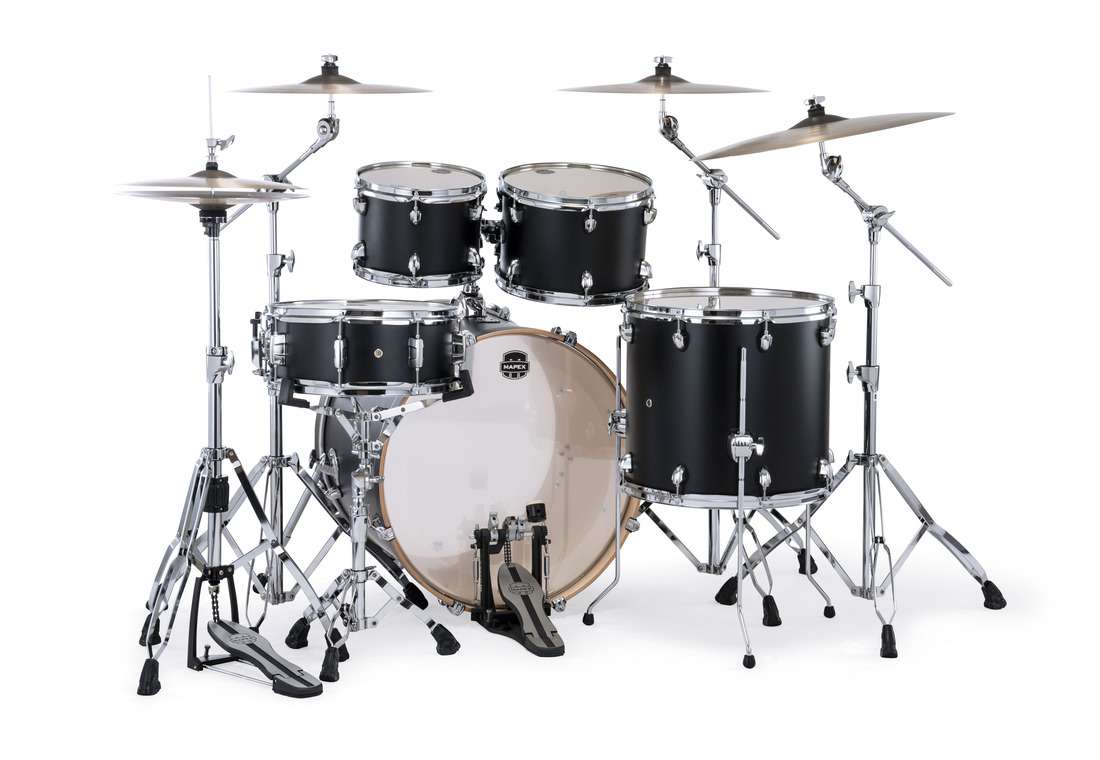 Bateria Mapex Mars Maple Lacquer Matte Black - Imagen 2