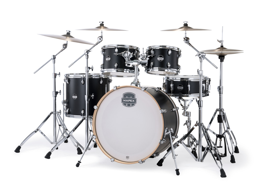 Bateria Mapex Mars Maple Lacquer Matte Black - Imagen 3