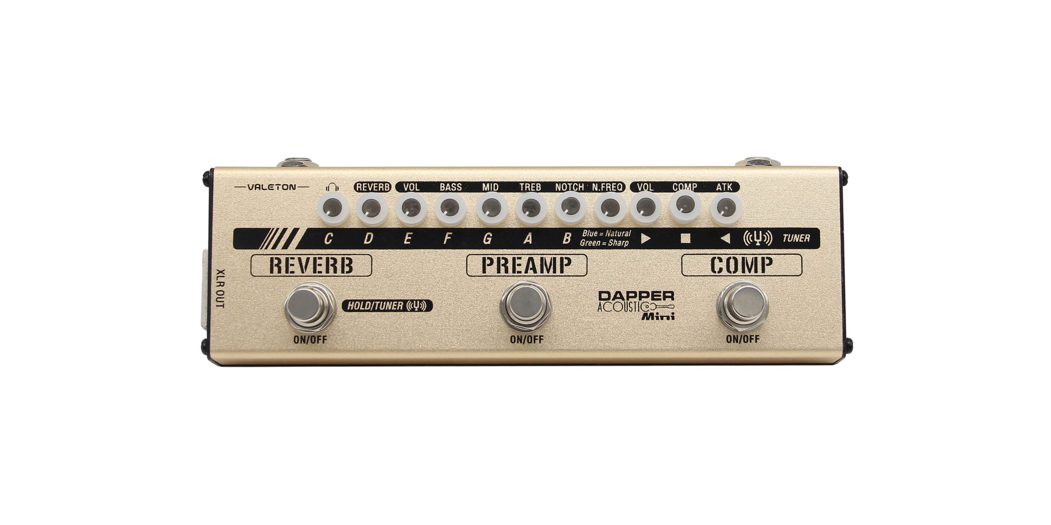 Pedal Multiefectos Valeton Dapper Mini Acoustic